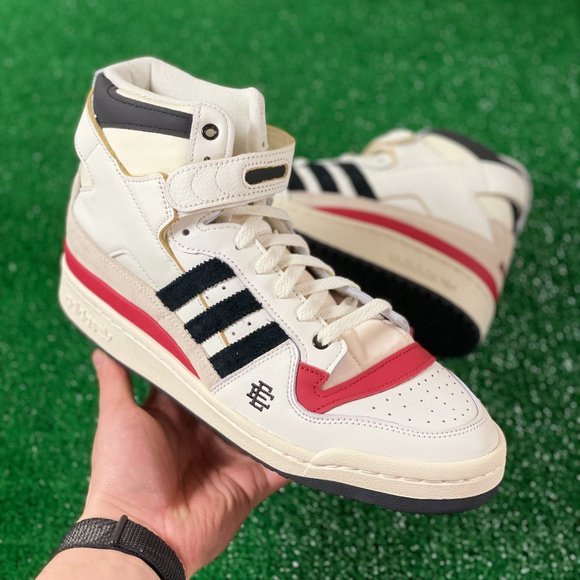 adidas Other - Adidas Forum 84 x Eric Emanuel Hi Mens Shoe White Black Red GW7792 NEW Sz 9.5